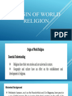 Origin of World Religion