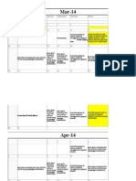 Timeline Bidang Art & Concepts