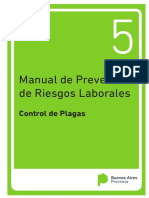 Manual de Prevención de Riesgos Laborales. Control de Plagas (Ministro de Salud de La Provincia de Buenos Aires)