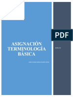 Asignación Terminología Básica