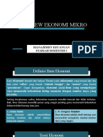 Overview Mikro Ekonomi