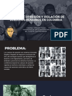 Campos de Opresión y Violación de Derechos Humanos en Colombia