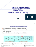 Coste de Capital (WACC)