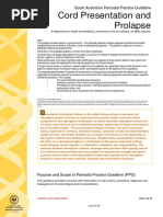 Cord Presentation and Prolpase