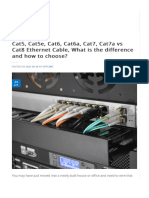 Cat5, Cat5e, Cat6, Cat6a, Cat7, Cat7a Vs Cat8 Ethernet Cable, What Is The Difference and How To Choose?