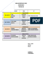 Jadwal Ujian Praktek