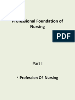 Professional Foundation of Nursing12