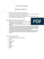 Identification of Microorganisms