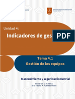 4.1 Gestión de Los Equipos