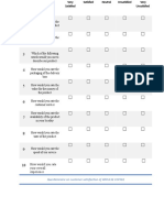 Customer Satisfaction Survey