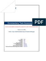 Commentary Task Assessment - V1 - 06-08-07
