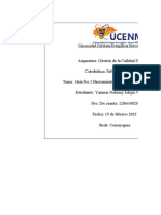 Catedrática: Selvin Eduardo Lopez Asignatura: Gestión de La Calidad Sección I