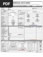 CS Form No. 212 PDS Sample Juan Macabugto Dela Cruz