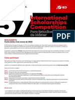 Esp International Scholarships Competition - Master - 23 24