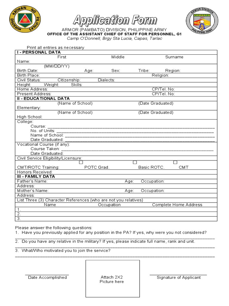 Armor CSC Aplication Form and Checklist | PDF | Social Science