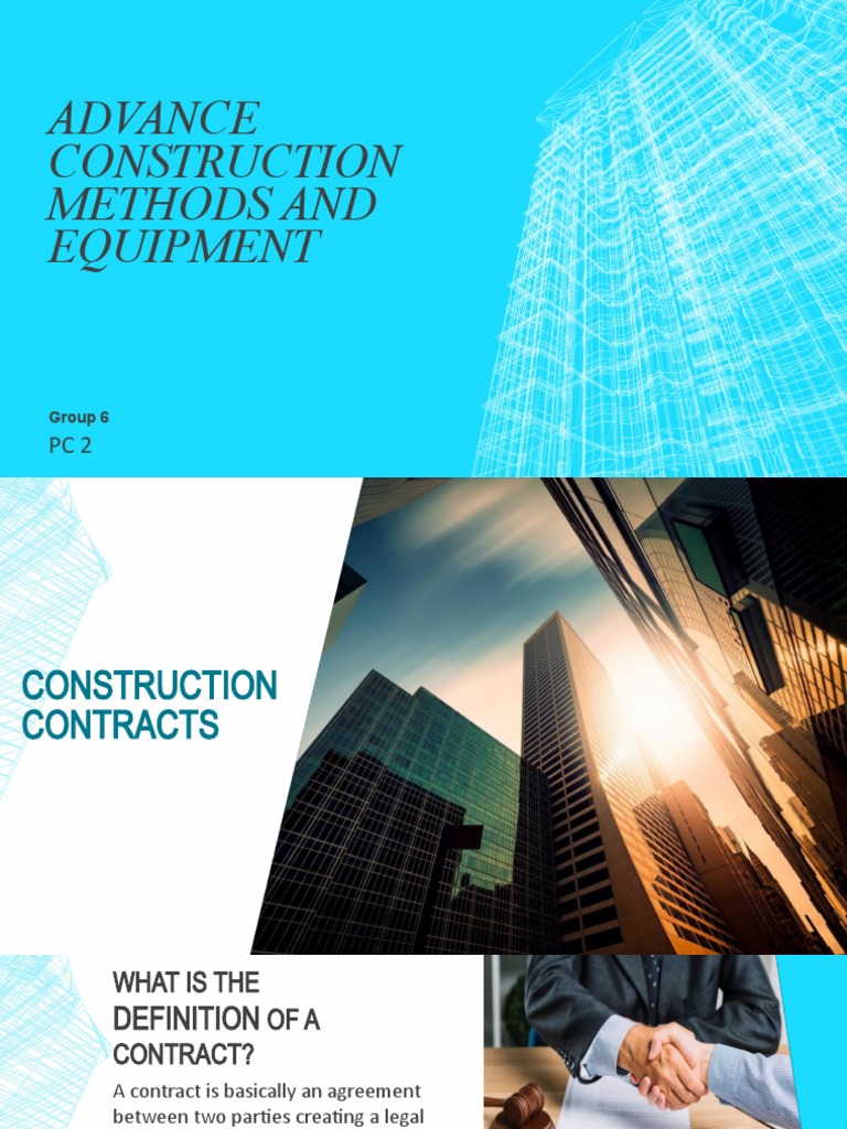 Advance Construction Methods and Equipment 2 PDF Economies