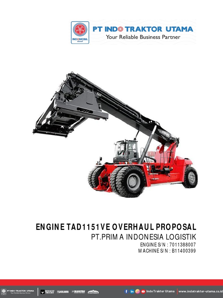 Engine Tad1151ve Overhaul Proposal Pdf Piston Vehicle Parts