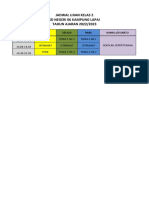 Jadwal Ujian Kelas 2