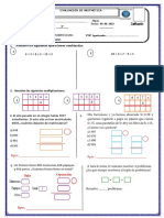 Examen de Evaluaciones de Aritmetica - Agosto 9-07