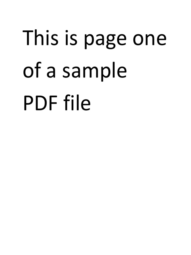 Sample PDF | PDF
