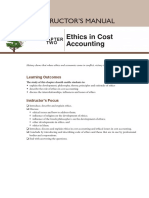 CH 2 Ethics in Cost Accounting
