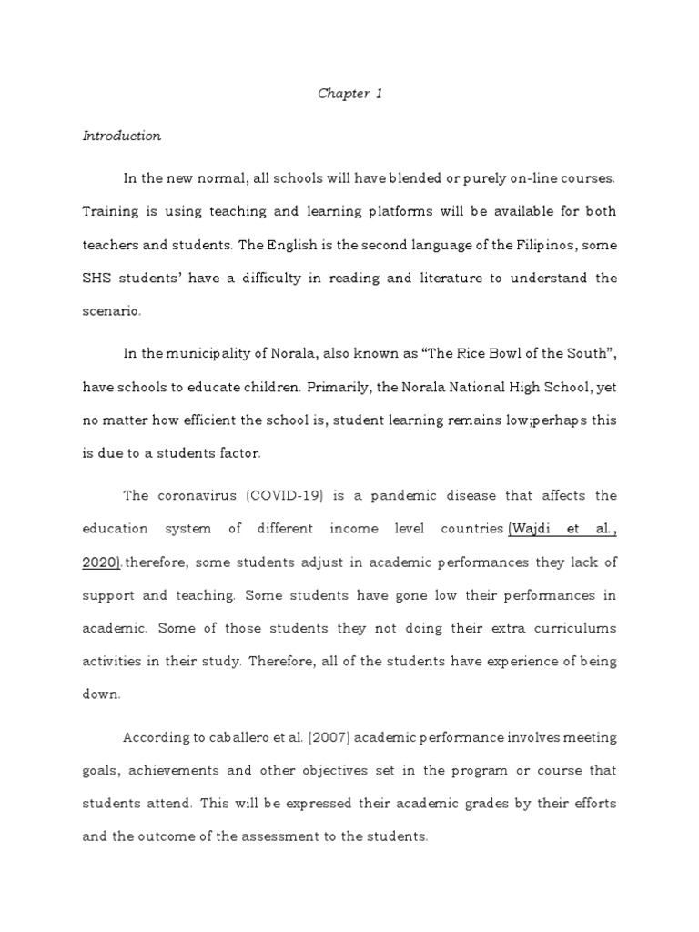 COVID-19 Impact on English Learning at NNHS | PDF | Schools | Learning