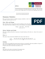 Mean and Standard Deviation