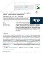 Sustainable Brand Positioning by Container SH 2021 Transportation Research P