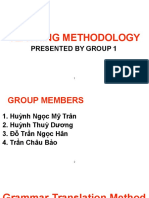 Teaching Methodology - G1 - GTM Vs DM