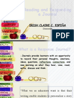 Reading and Responding A Journal