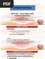 INTRODUCTION TO LINEAR SYSTEMS (1)