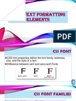 CSS Fonts