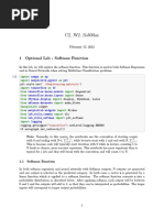 C2 W2 SoftMax