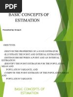 Basic Concepts of Estimation