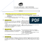 ENGLISH 9 QUARTER 1 REVIEWER: MODALS, CONDITIONALS, AND VERB FORMS