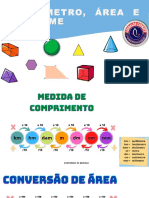 Área, perímetro e volume: conceitos e cálculos