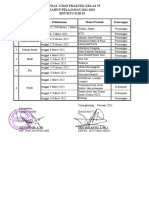 Ujian Praktek Kelas VI SDN Situ Ilir 01