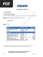 PP PP4-0R Polypropylene: Technical Data Sheet (TDS)