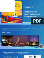 CH7 - Organizational Buyer Behavior of Group Market