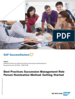 Best Practices Succession Management Role Person Nomination Method Getting Started