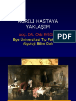 Ağrili Hastaya Yaklaşim