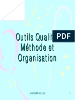 Outils Qualité, méthodes et organisation 