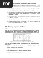 Bioinformatics Databases 