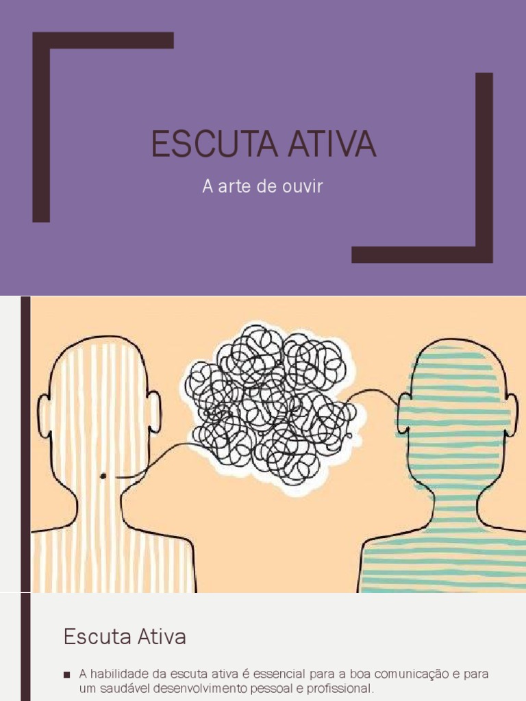 Escuta Ativa Pdf Comunicação Conhecimento