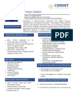 Christ Yash CV PDF