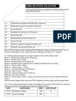 Problems On Stock Valuation