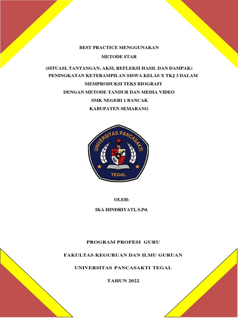 Best Practice Metode STAR dalam Pembelajaran | PDF
