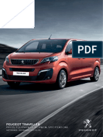 New Peugeot Traveller Spec Sheet.207607