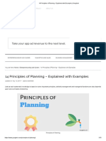 14 Principles of Planning - Explained With Examples - Googlesir