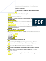 An Assessment Performed Within Specified Time After Admission in The Health Care Facility